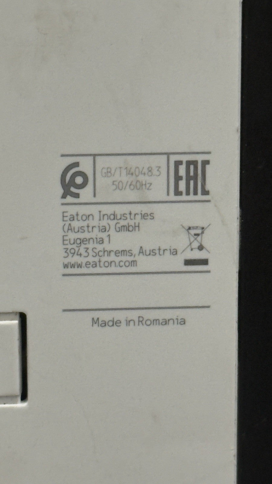 Eaton xEffect N3 Molded Case Circuit Breaker, 400A, 3-Pole- Made In Romania
