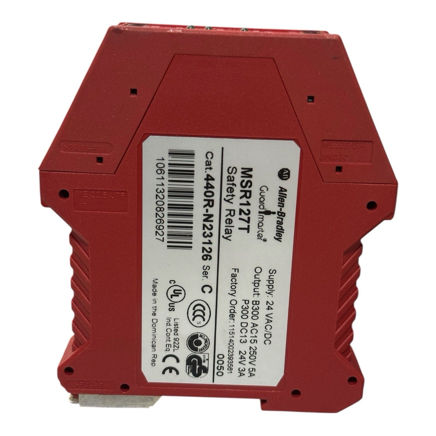 Allen-Bradley Guardmaster MSR127T Safety Relay 24VAC/DC