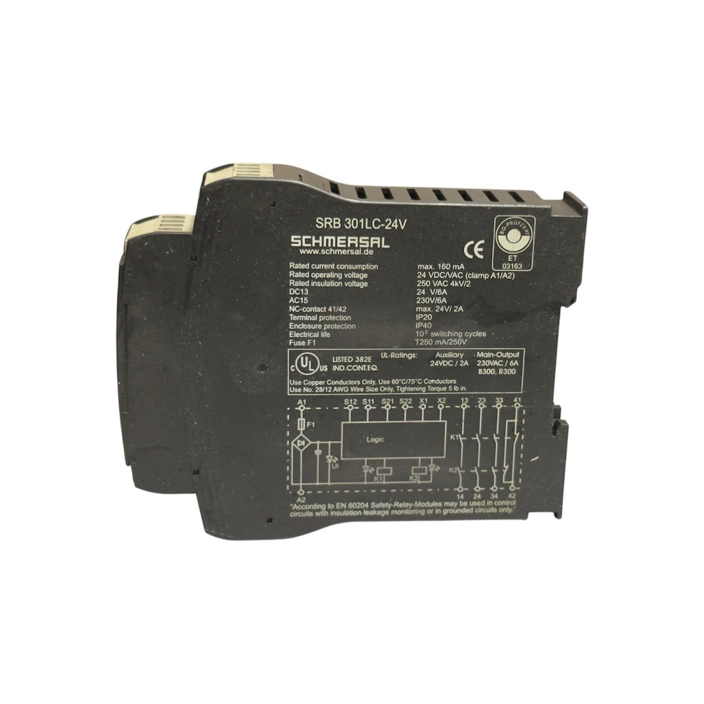SCHMERSAL SRB 301LC-24V Safty Relay