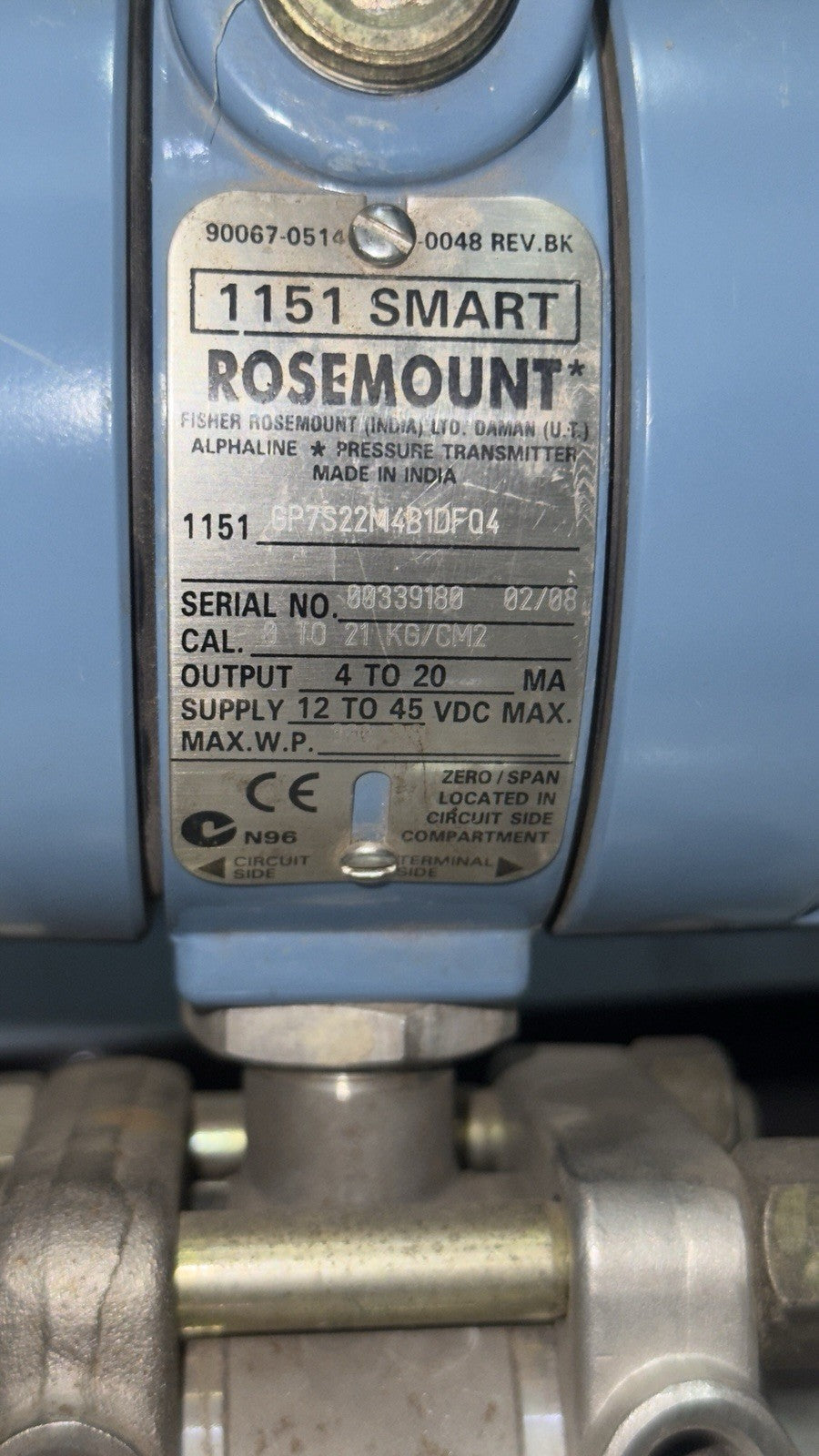 Rosemount 1151 Smart Pressure Transmitter