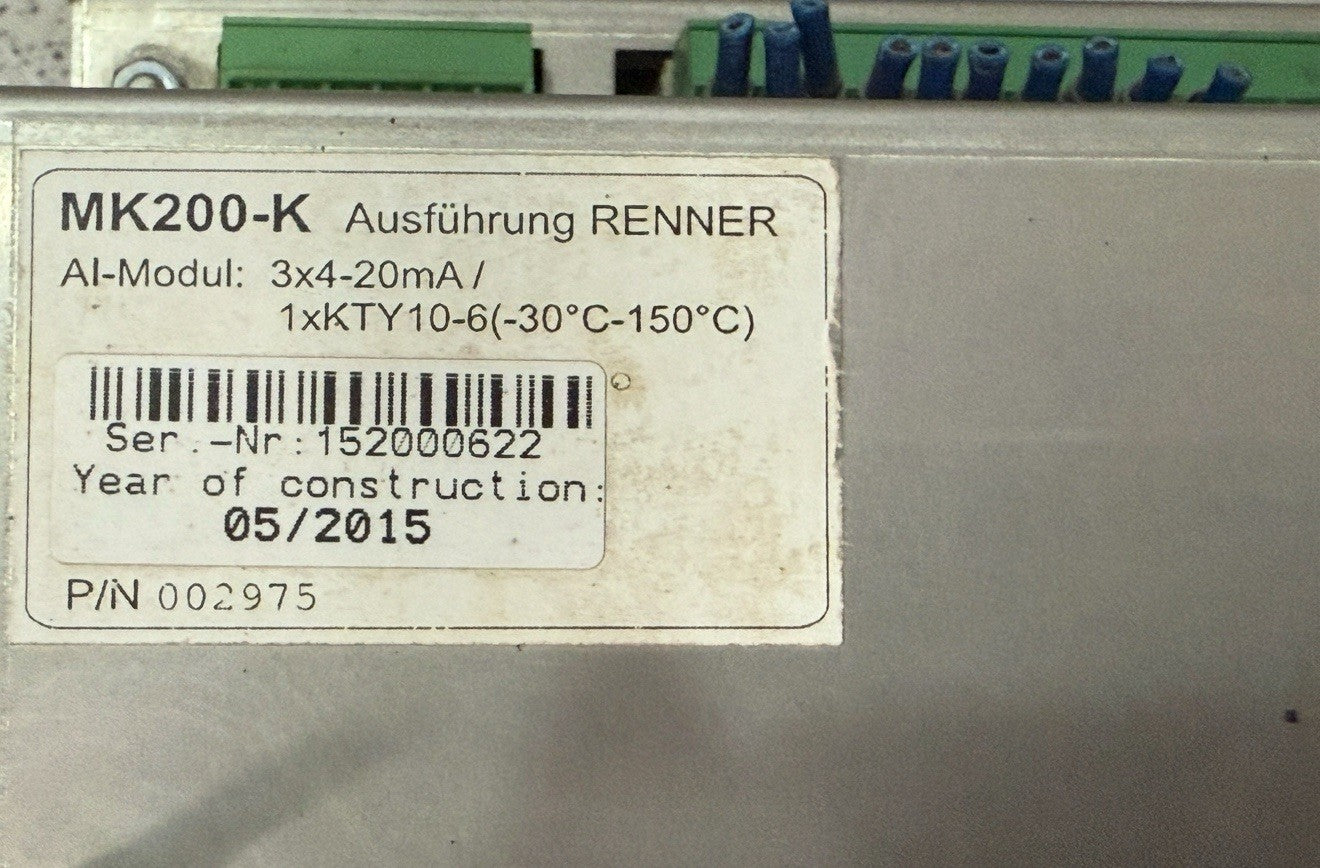 RENNER MK200-K Controller Or Interface Module