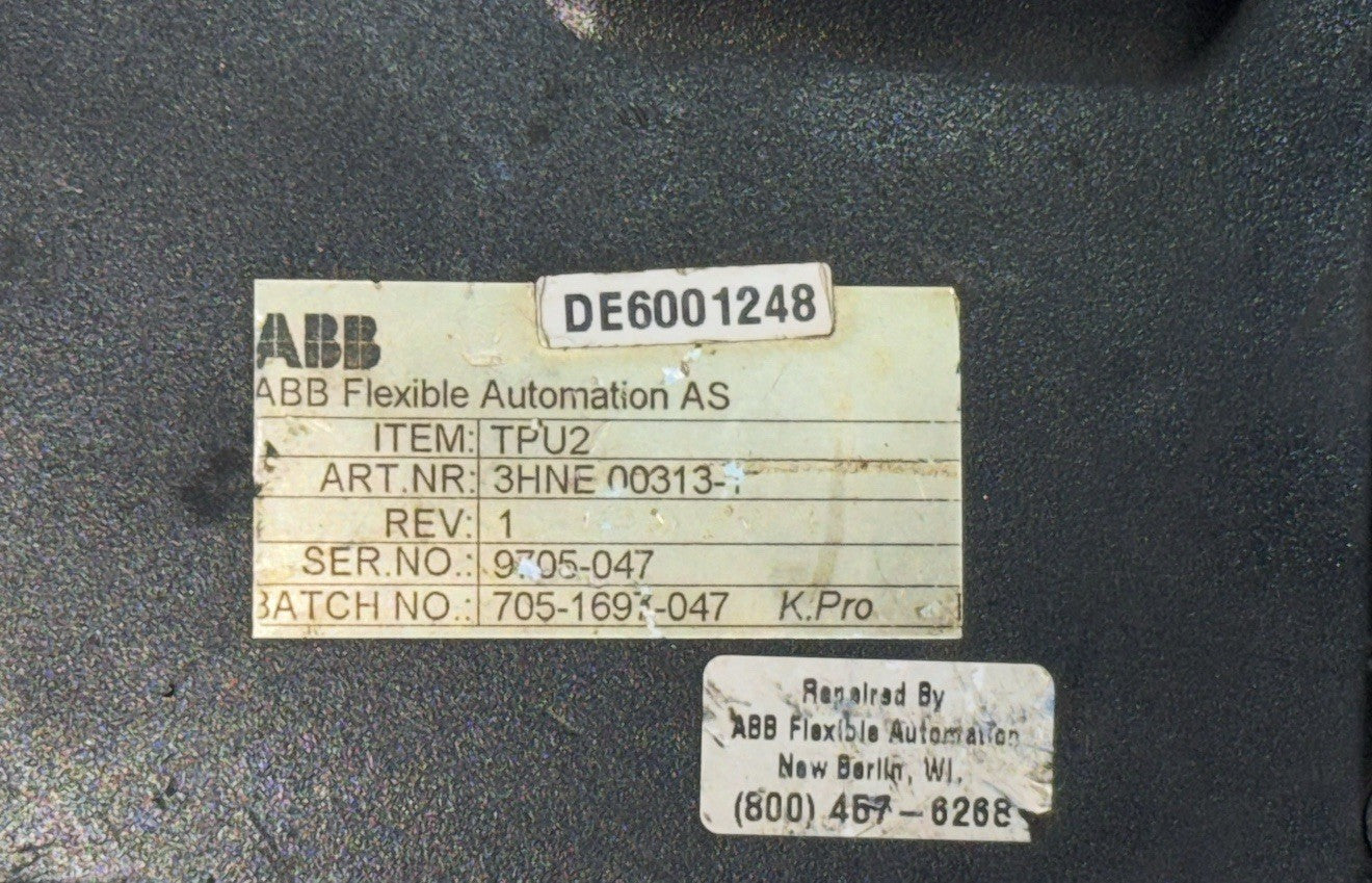 ABB Flexible Automation TPU2 With 30 To 32 Foot Cable Wire