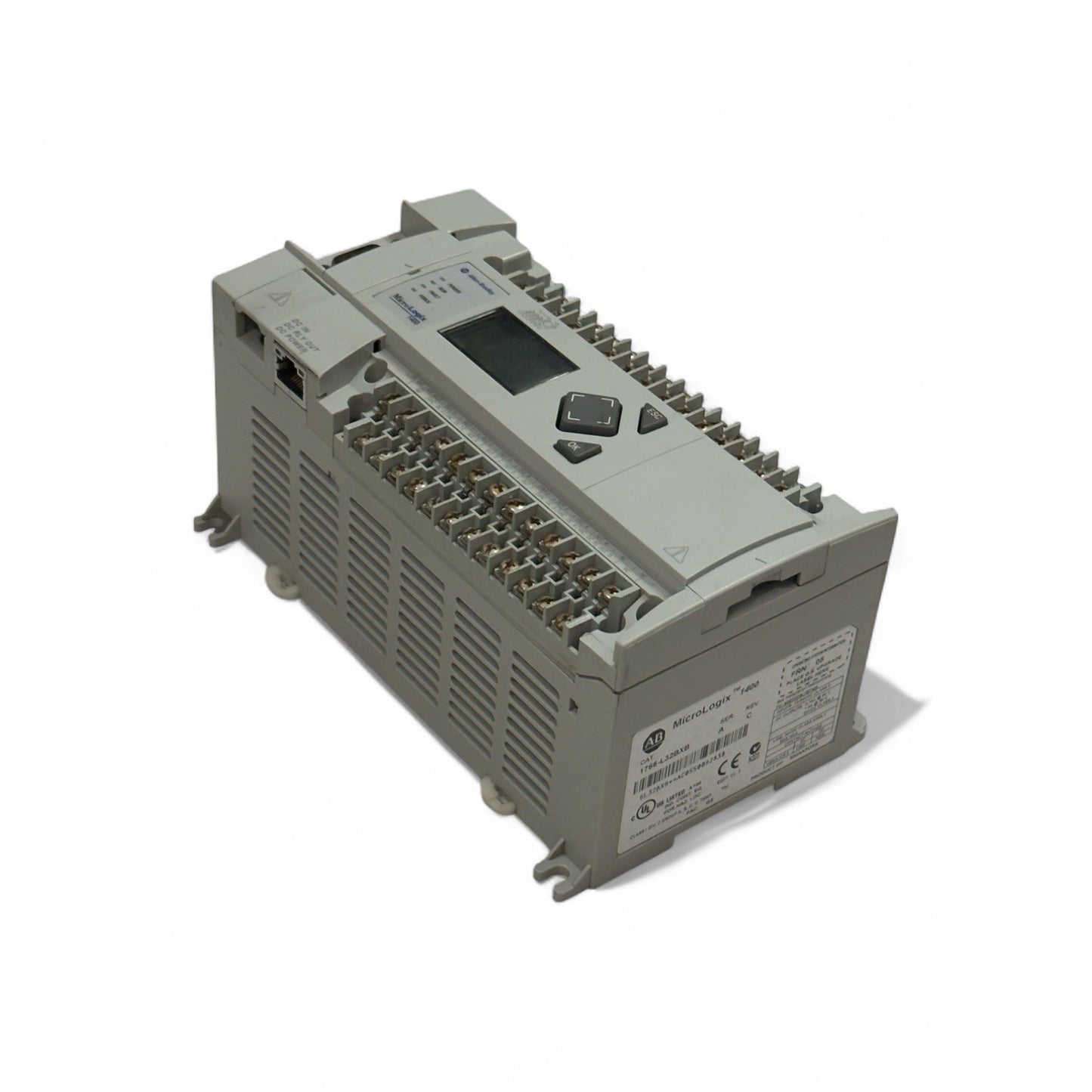 AB MicroLogix 1400 PLC 1766-L32BXB With Cable