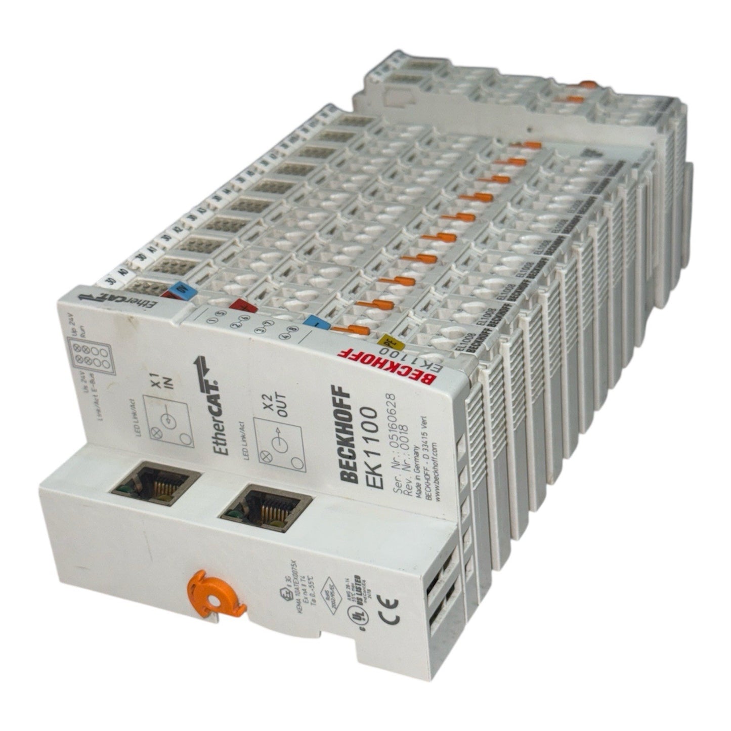 Beckhoff EK1100 EtherCAT Coupler with I/O Modules