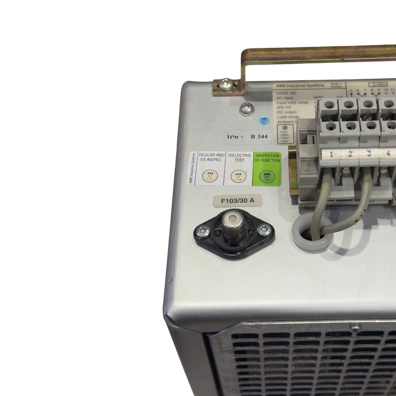 ABB Industrial Systems DSSA 165 Power Supply Unit 4899 0001-LY