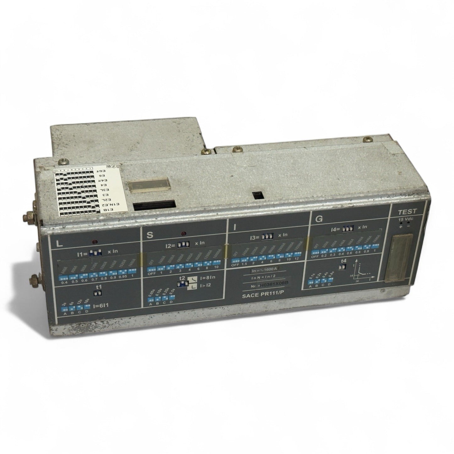 ABB SACE PR112/P LSIG 1600a TRIP UNIT MODULE