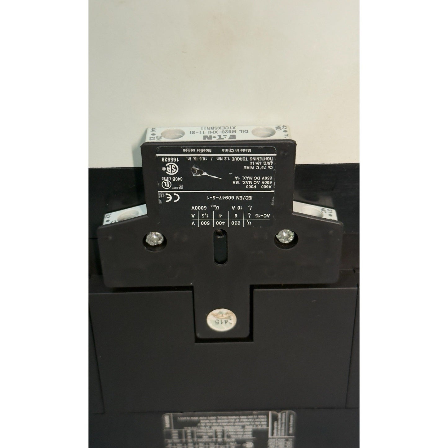 EATON DIL M400 XTCE400M Contactor - 110/250v Coil - Made In Romania