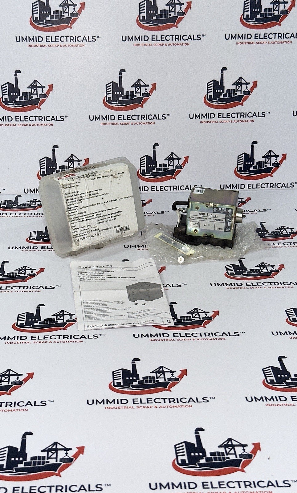 ABB 1SDA038266R1 SHUNT OPEN.RELEASE 24V DC- New Open Box