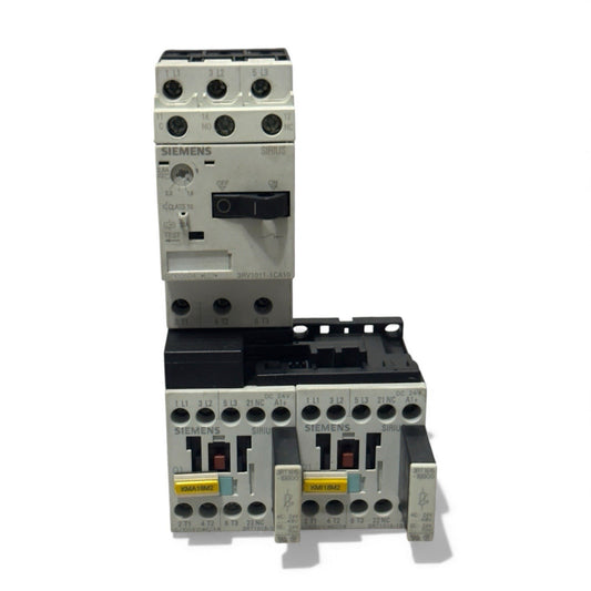 Siemens Sirius 3RV1011-1CA10 With 2 Pis 3RT1015-1BB42