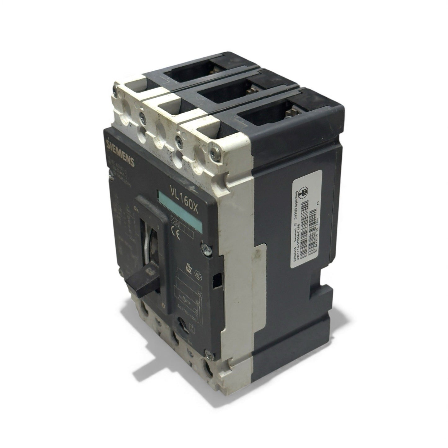 SIEMENS VL160X MCCB CIRCUIT BREAKER 100 AMPS - 3VL1710- 1DD3