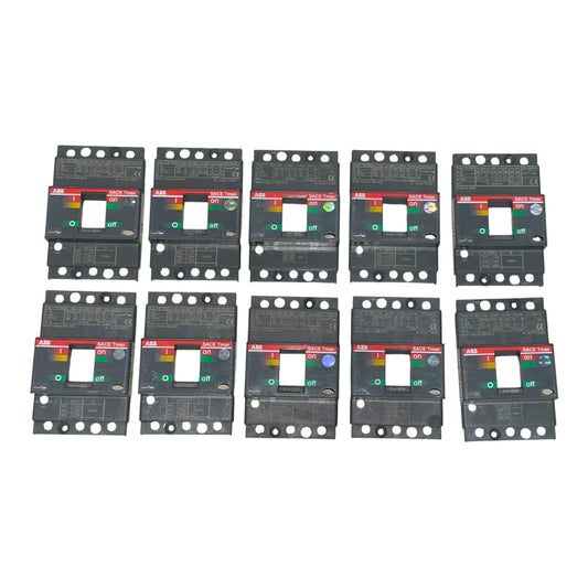 ABB SACE Tmax T1B 160A Molded Case Circuit Breaker Frames -Set of 10