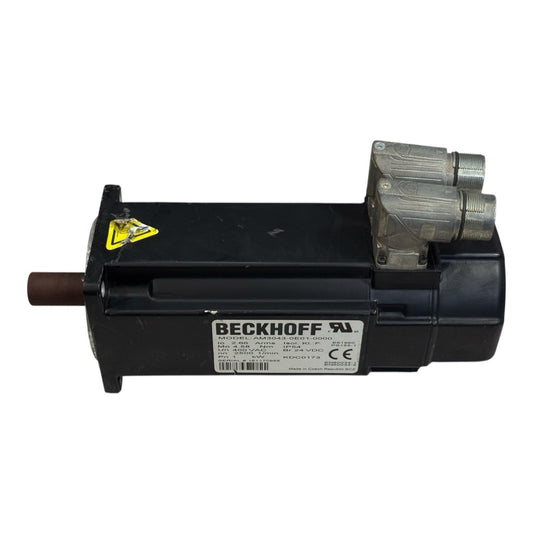 Beckhoff AM3043-0E01-0000 Servo Motor 4.58 Nm 2500 RPM 1 kW w/ Brake