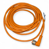 SICK M12 Sensor Cable 4-Pin 5Metre/300Volt Orange PVC Industrial Automation