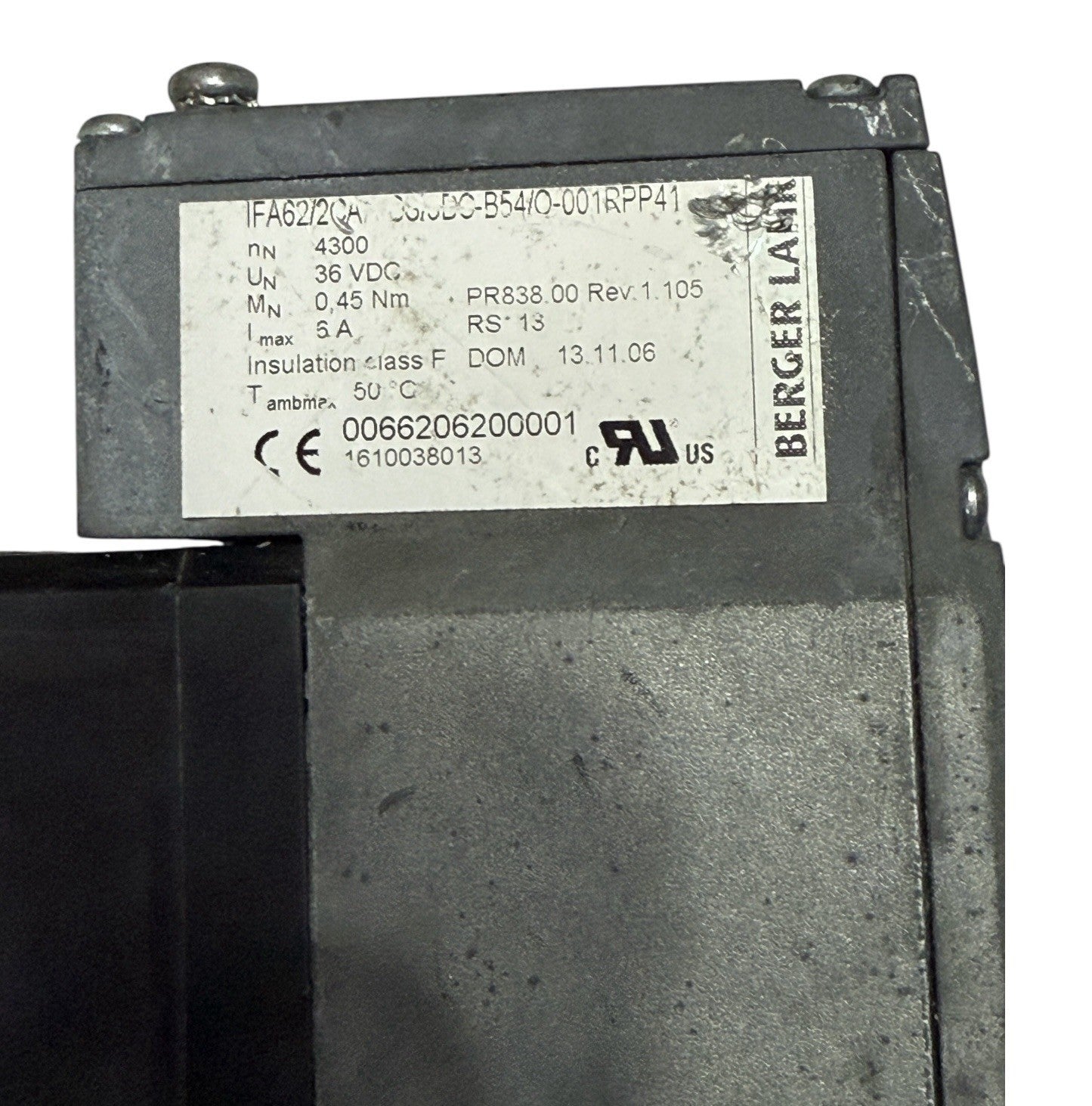 BERGER LAHR IFA62/2CA Stepper Motor