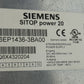 SIEMENS SITOP POWER SUPPLY 20a/24v DC 6EP1436-3BA00
