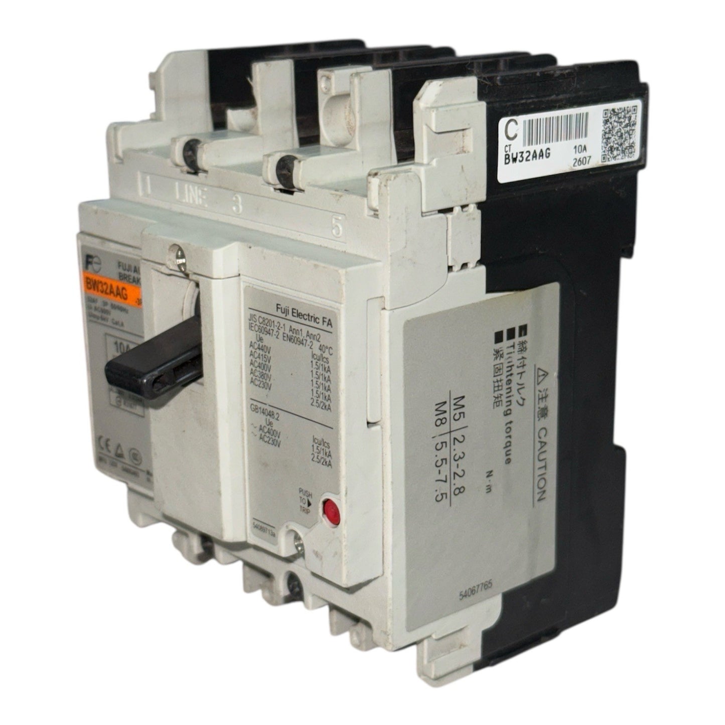 Fuji Auto Breaker 10a MCCB Switch BW32AAG