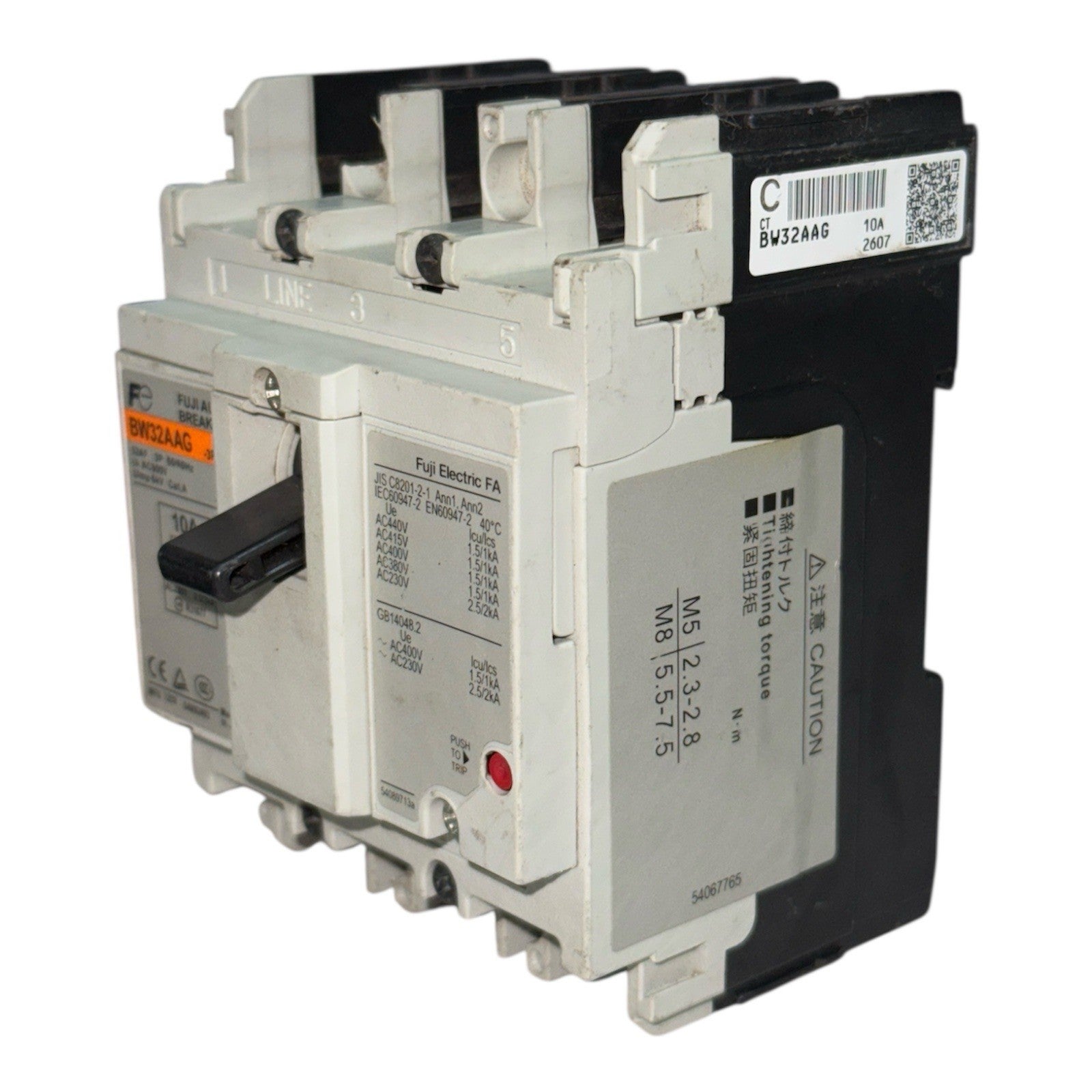 Fuji Auto Breaker 10a MCCB Switch BW32AAG