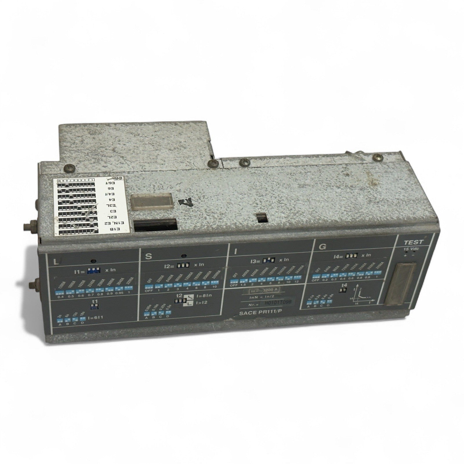 ABB SACE PR111/P 3200A L.S.I.G OVERCURRENT RELEASE- Trip Unit