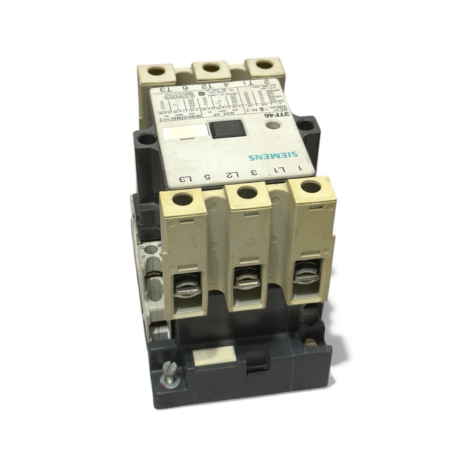 Siemens 3TF46 Contactor