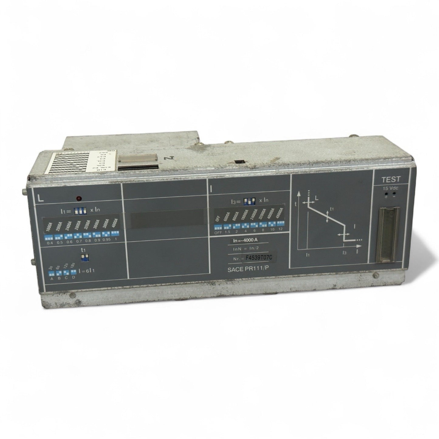 ABB SACE PR112/P LSIG 4000a TRIP UNIT MODULE