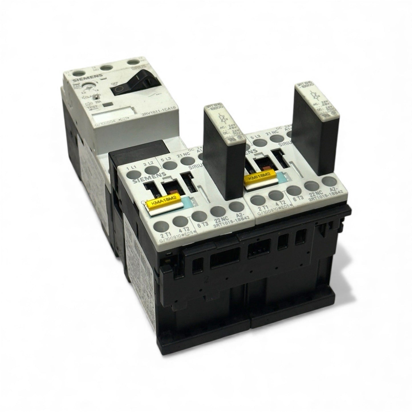 Siemens Sirius 3RV1011-1CA10 With 2 Pis 3RT1015-1BB42