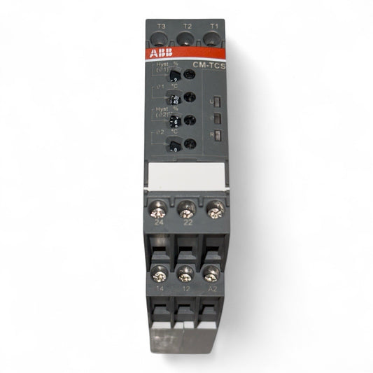 ABB CM-TCS Temperature Monitoring Relay 1SVR730740R9300 PT100 0-200°C 24V - New