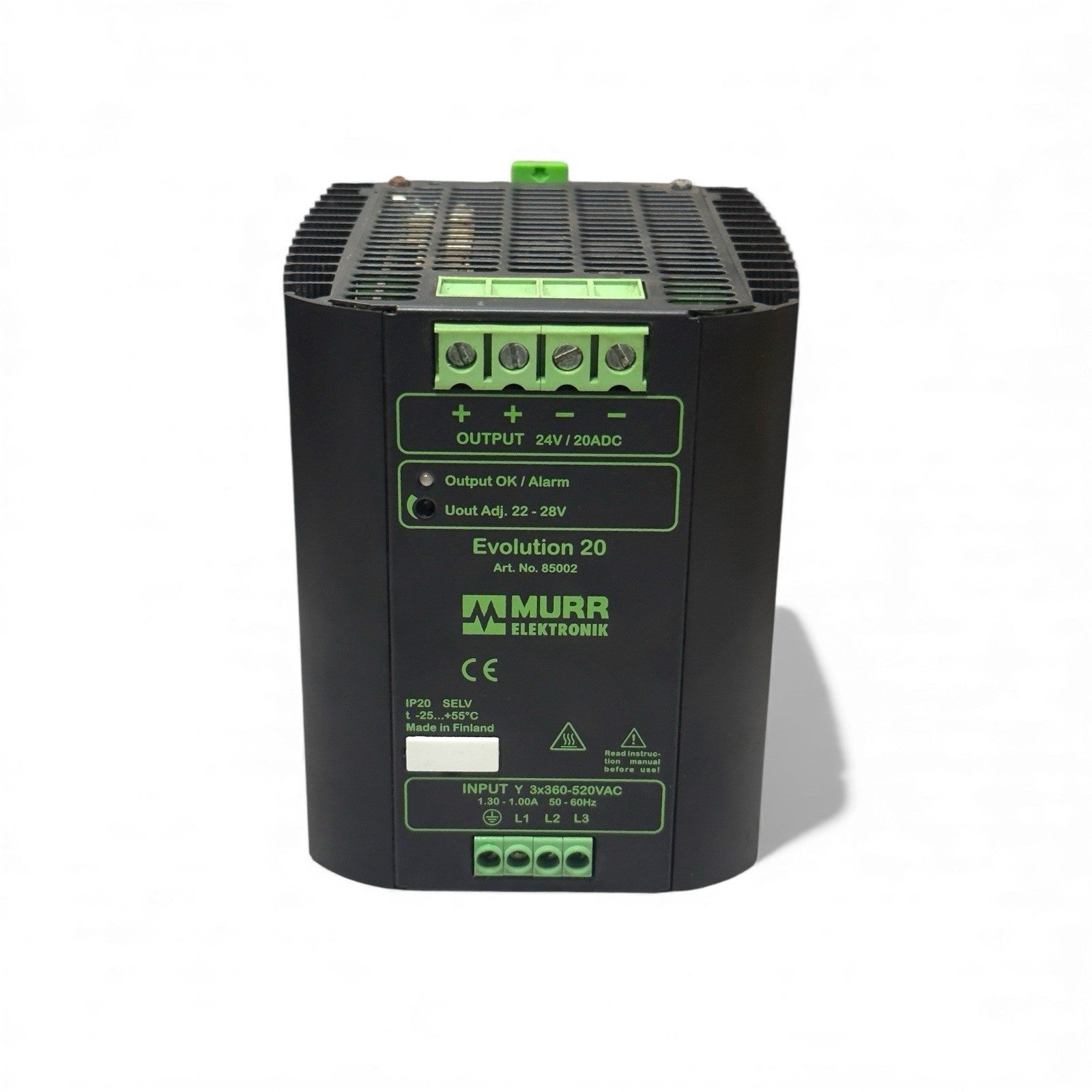 Murr Elektronik Evolution 20 Power Supply 20a/24v DC