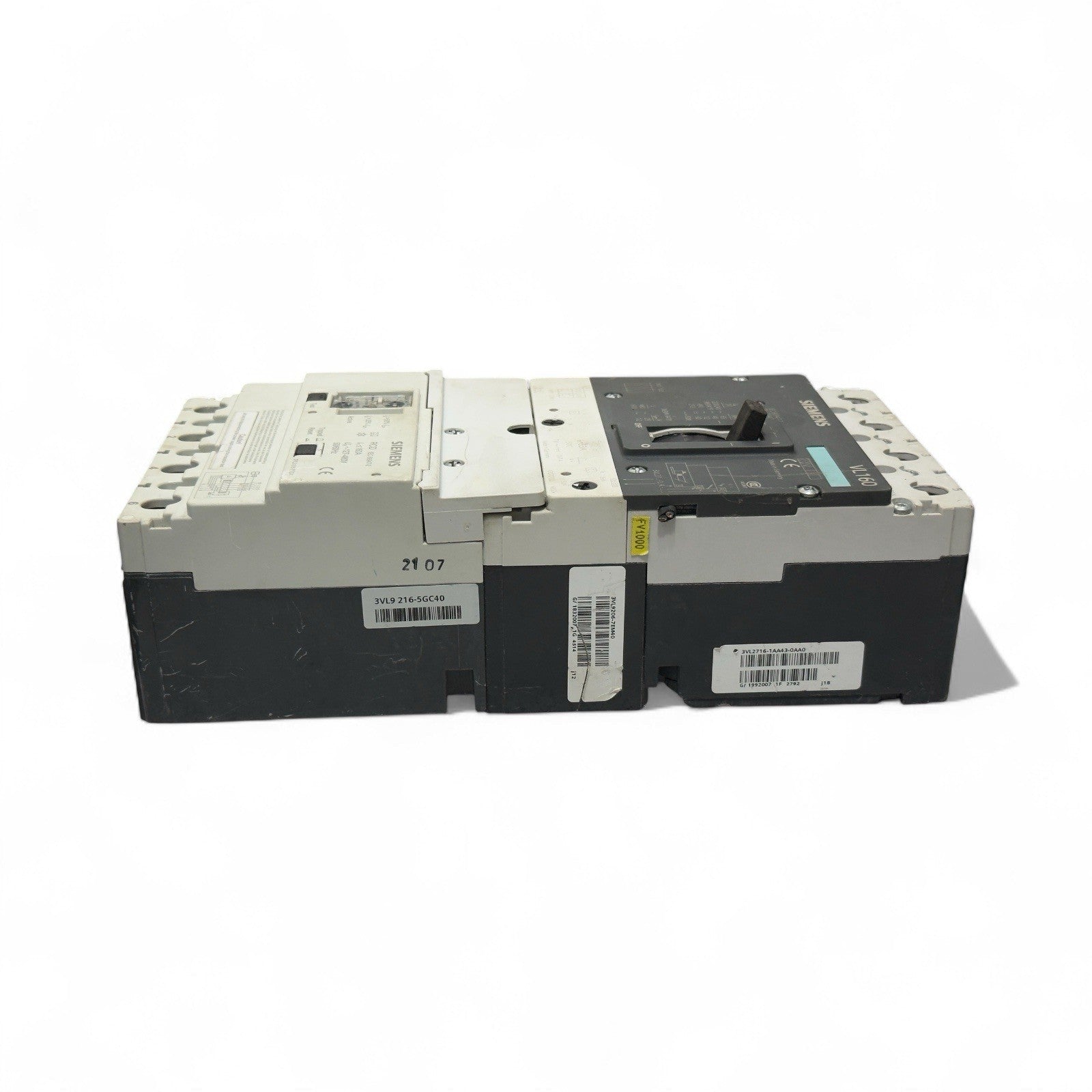 SIEMENS VL 160 63a MCCB With 3VL9216-5GC40 