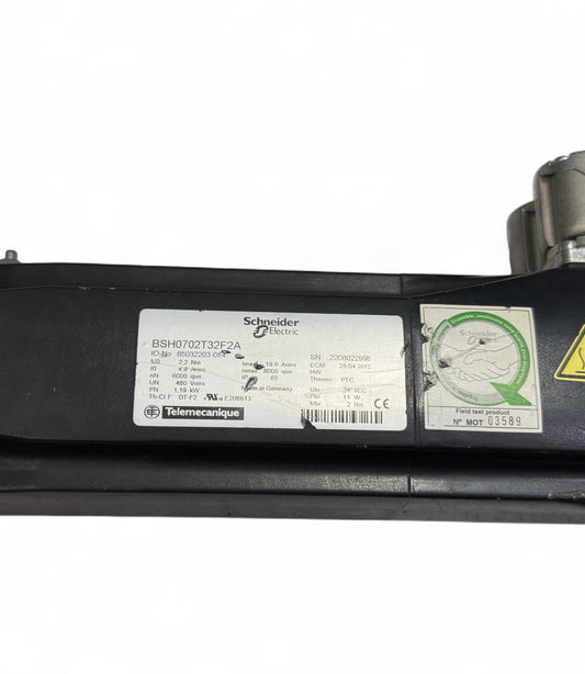 Schneider Electric BSH0702T32F2A Servo Motor - nN 6000 RPM- Made In Germany