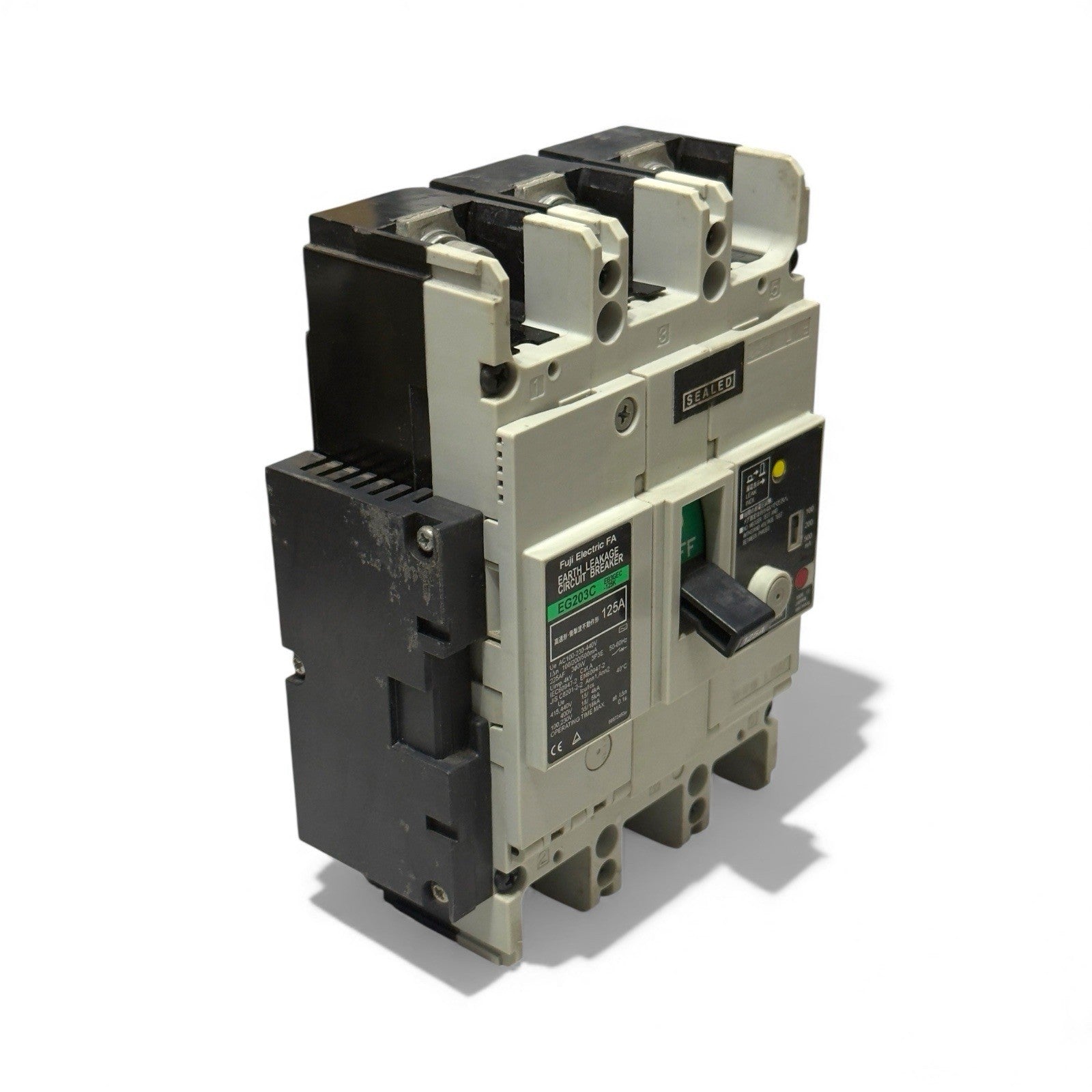 Fuji Electric EG203C 125A EARTH LEAKAGE CIRCUIT BREAKER