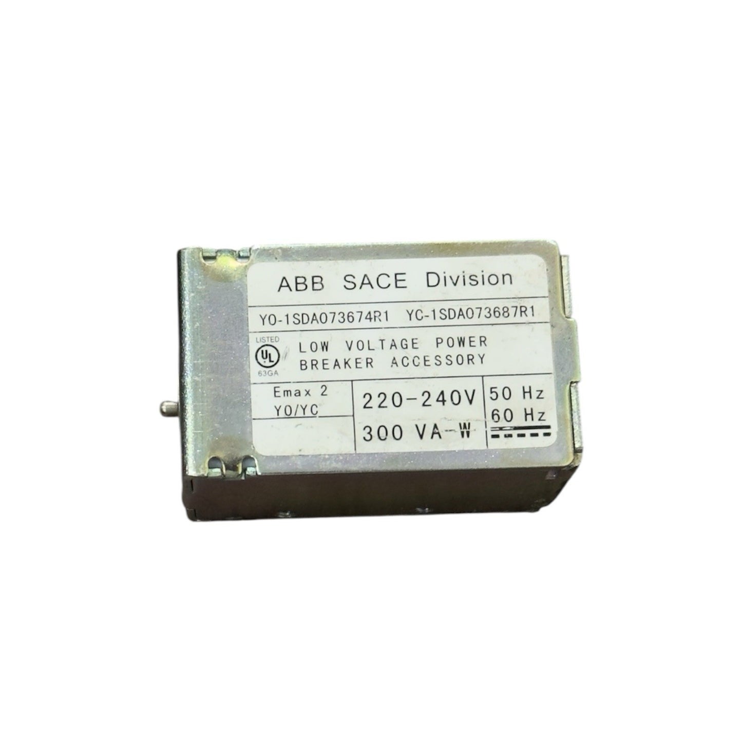 ABB SACE Division YO-1SDA073674R1 LOW VOLTAGE POWER BREAKER ACCESSORY