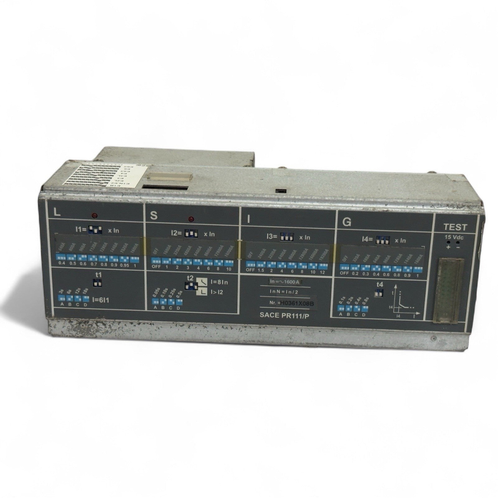 ABB SACE PR112/P LSIG 1600a TRIP UNIT MODULE