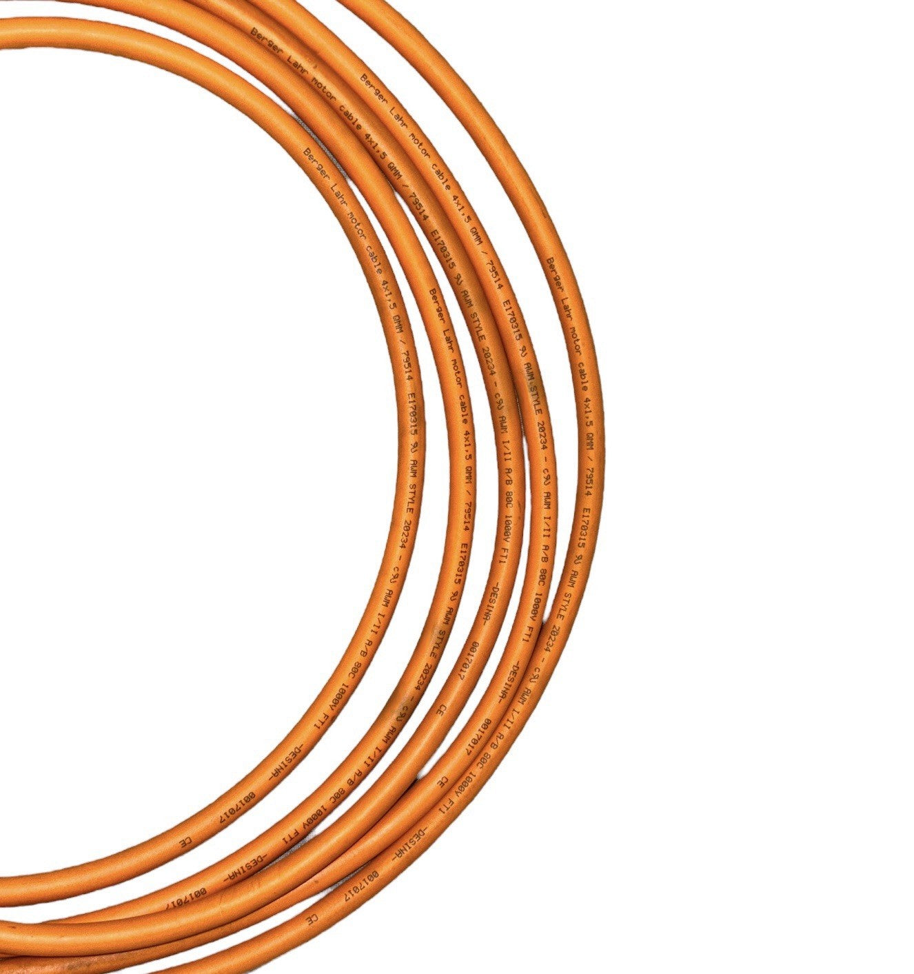 Berger Lahr Motor Cable 5M/ 1000Volt Servo Drive & Motor Cable with Connector