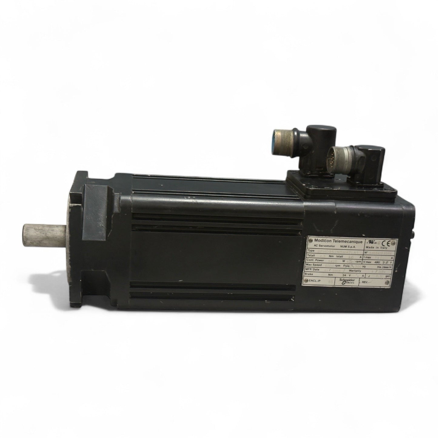 Schneider Modicon Telemecanique BPH0952N5MA2LA1 AC Servo Motor- 6000 RPM- Italy