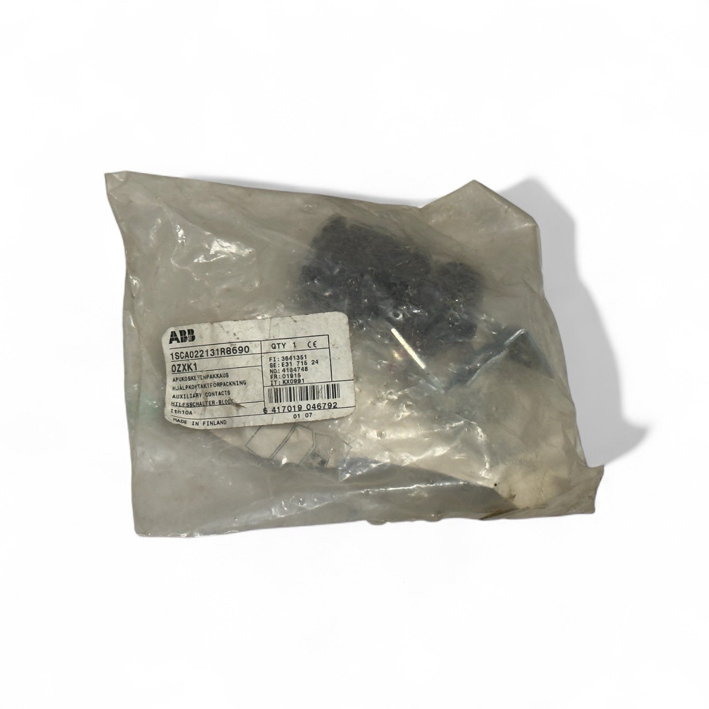 ABB 1SCA022131R8690 AUXILIARY CONTACTS