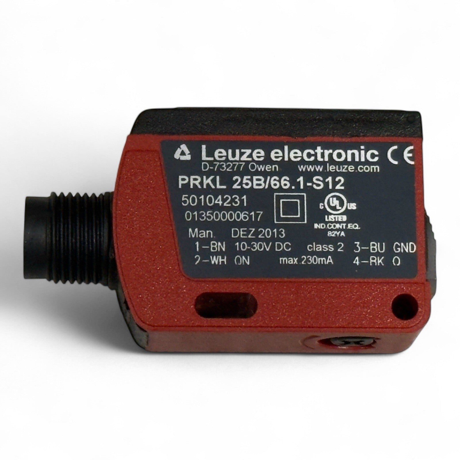 Leuze Electronic PRKL 25B/66.1-S12 Photoelectric Sensor 