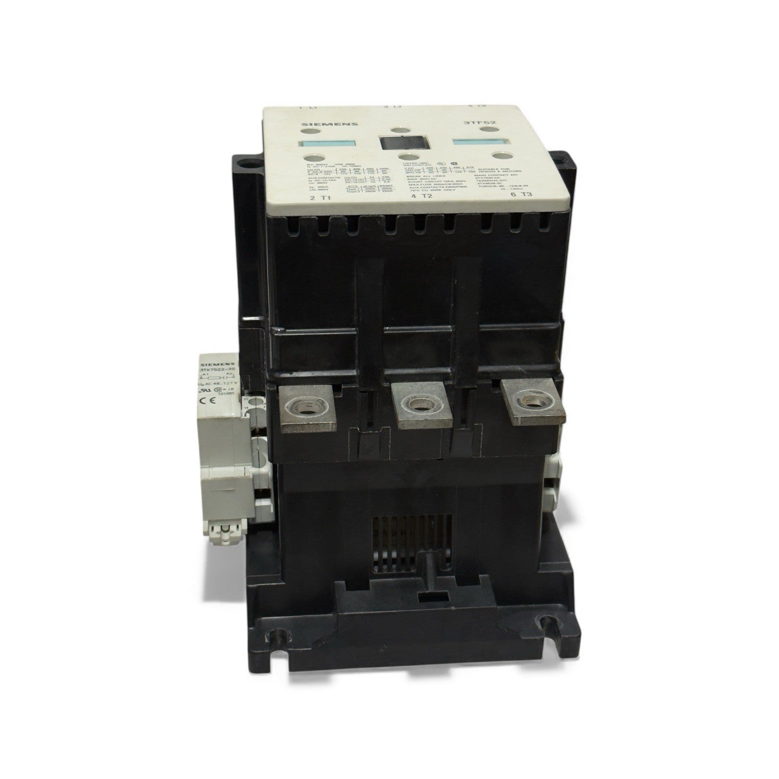 SIEMENS 3TF5222-0AF0 POWER CONTACTOR 3TF52 3POLE 110V AC COIL