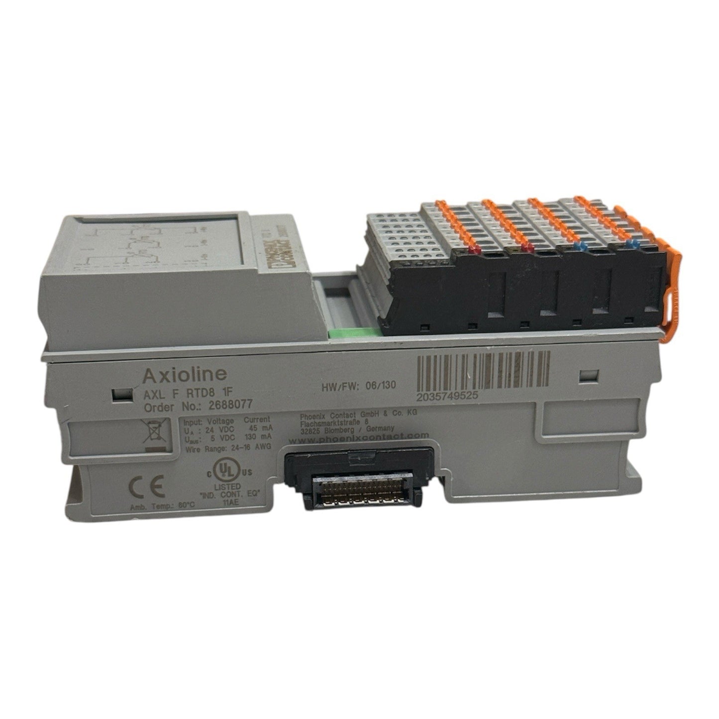 Phoenix Contact Axioline F RTD8 1F Temperature Module AXL F RTD8 1F 2688077