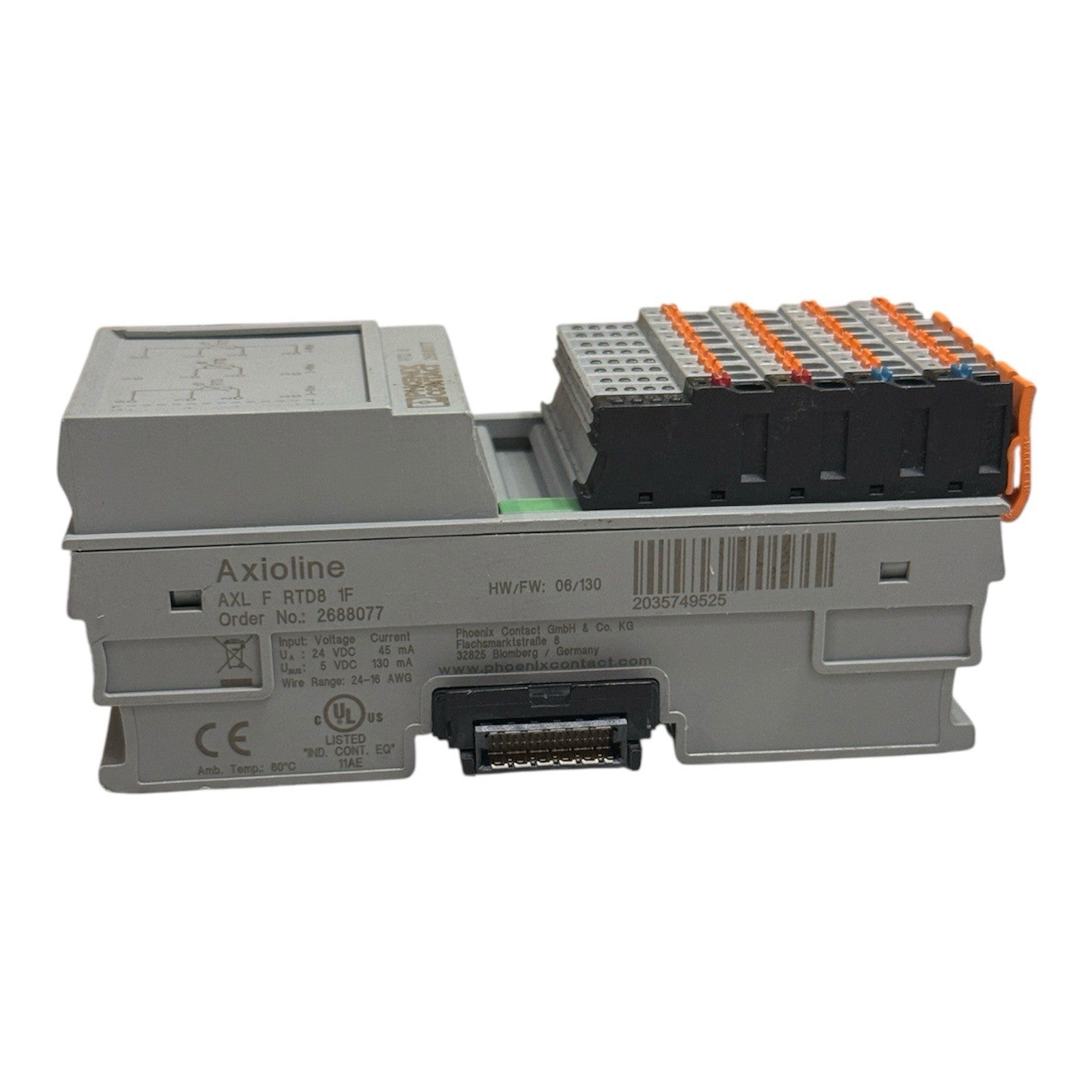 Phoenix Contact Axioline F RTD8 1F Temperature Module AXL F RTD8 1F 2688077