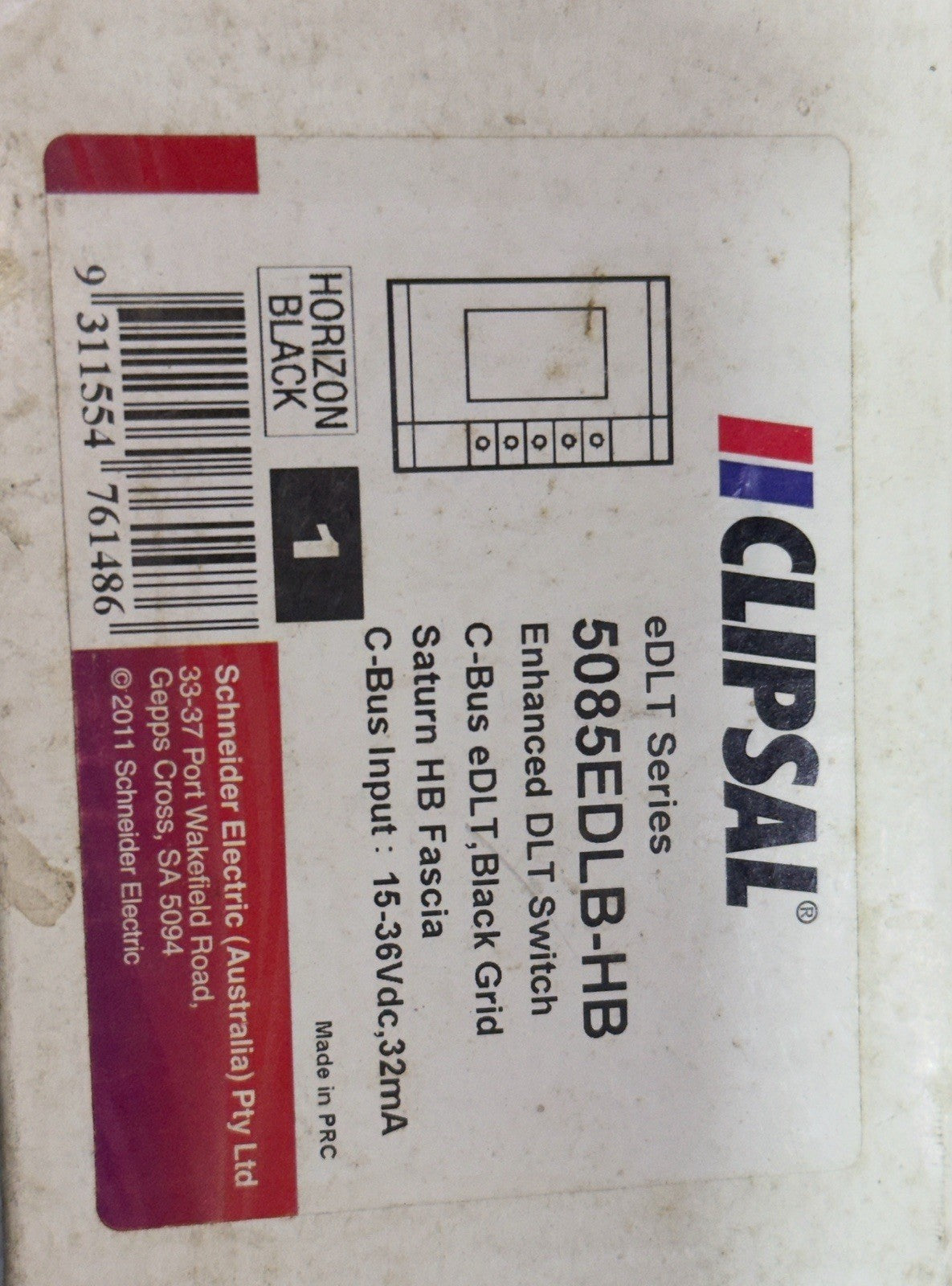 CLIPSAL 5085EDLB-HB Enhanced DLT Switch