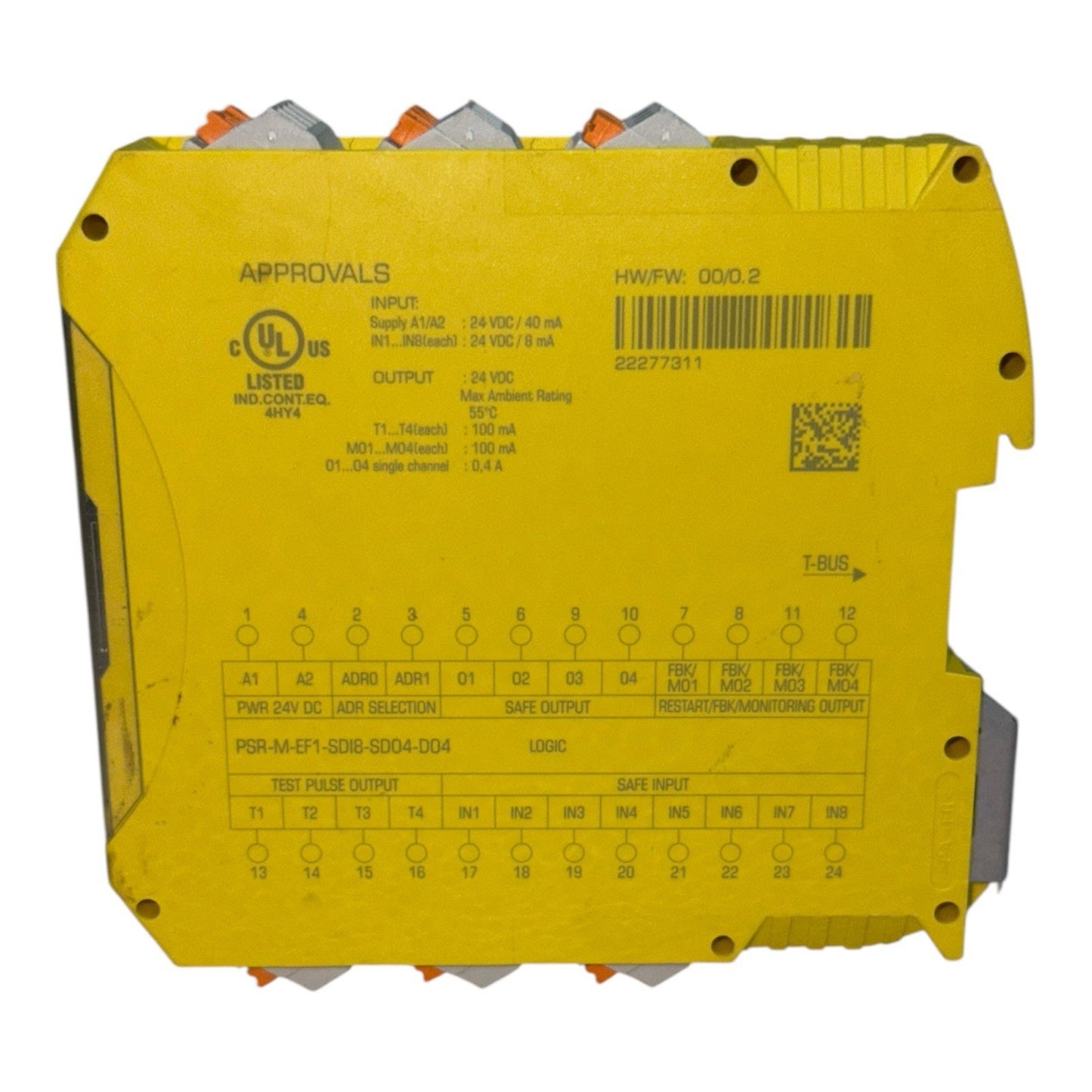 Phoenix Contact PSR-M-EF1-SDI8-SDO4-DO4-PI Safety Relay 24V DC