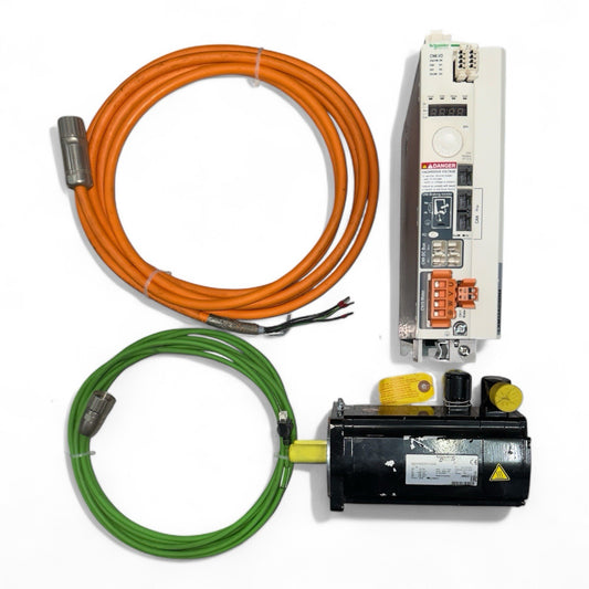 Schneider Servo Set LXM32AD30N4 + BSH1002P11A2A + +2 Servo Cable’s