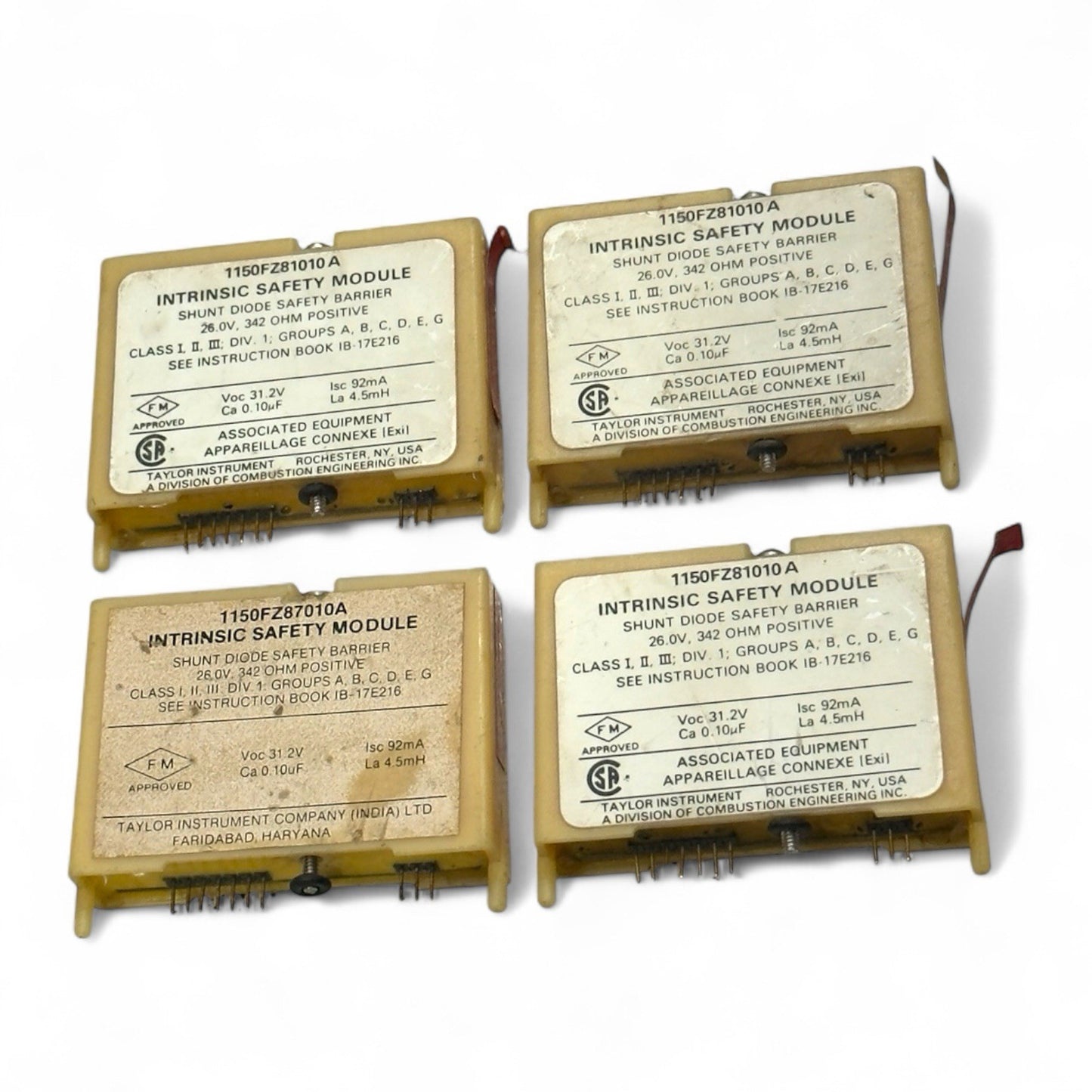 ASEA BROWN BOVERI 1150FZ87010A INTRINSIC SAFETY MODULE