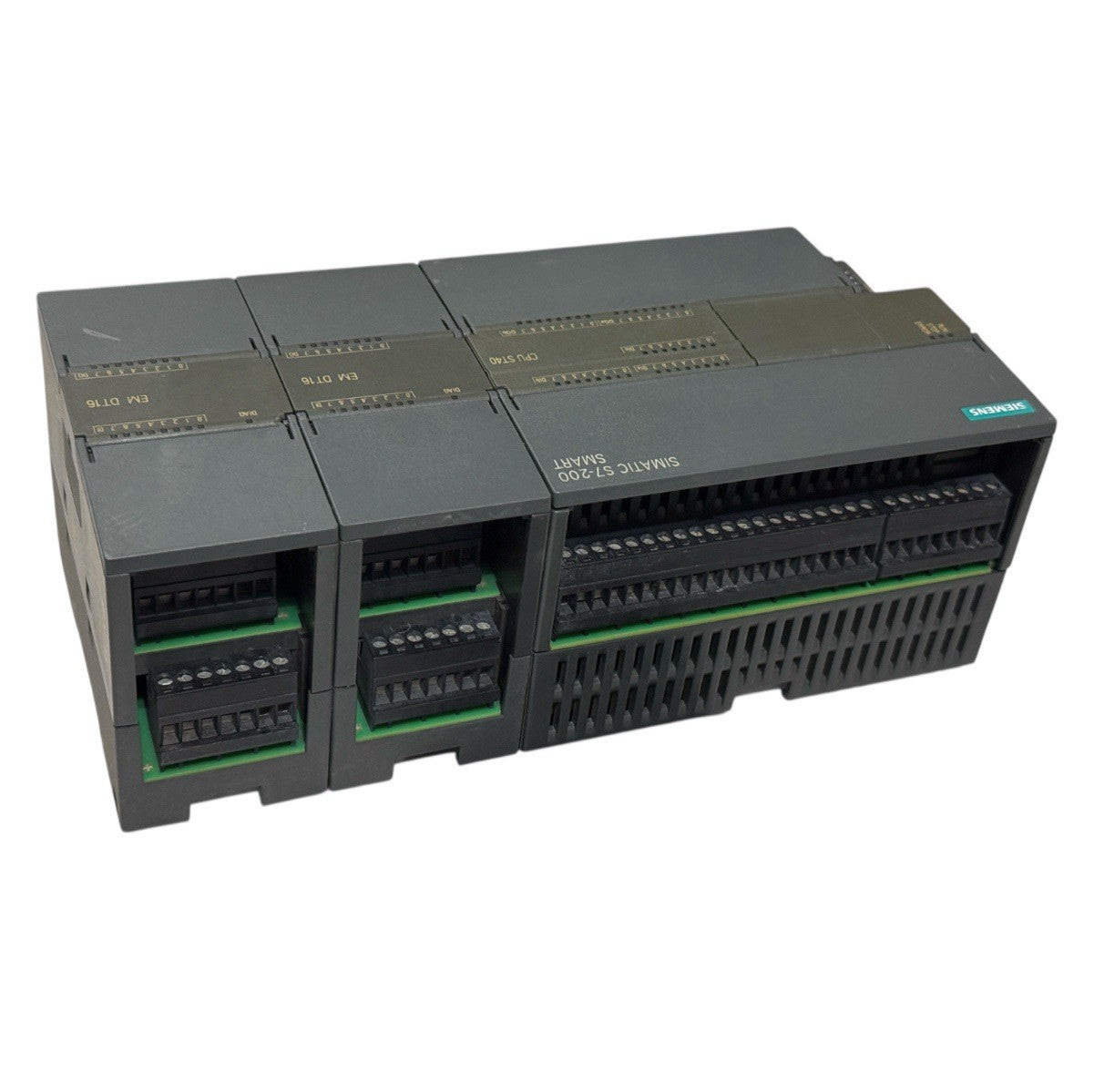 Siemens SIMATIC S7-200 Smart CPU ST40 with 2x EM DT16 Expansion Modules 