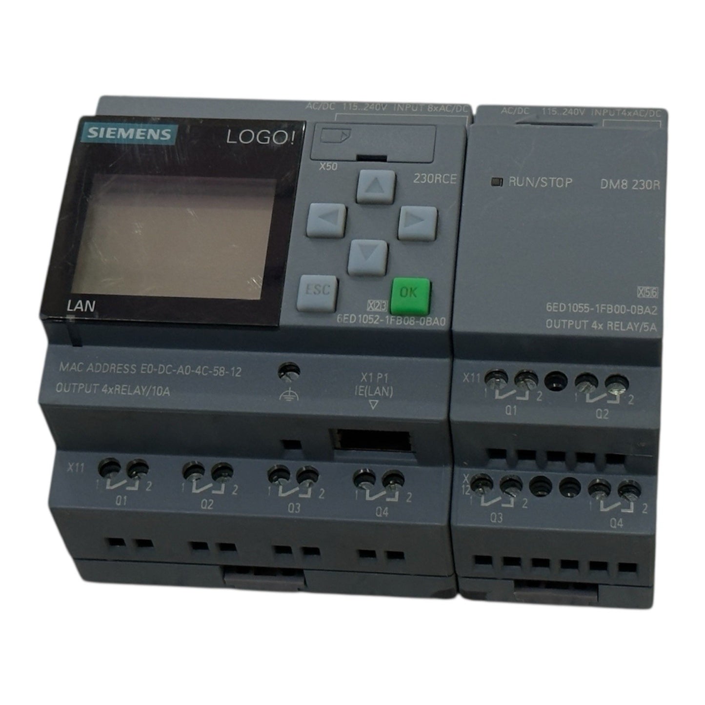 Simenas Logo 6ED 1052-1FB08-0BA0 With DM8 230R   6ED 1055-1FB00-0BA2