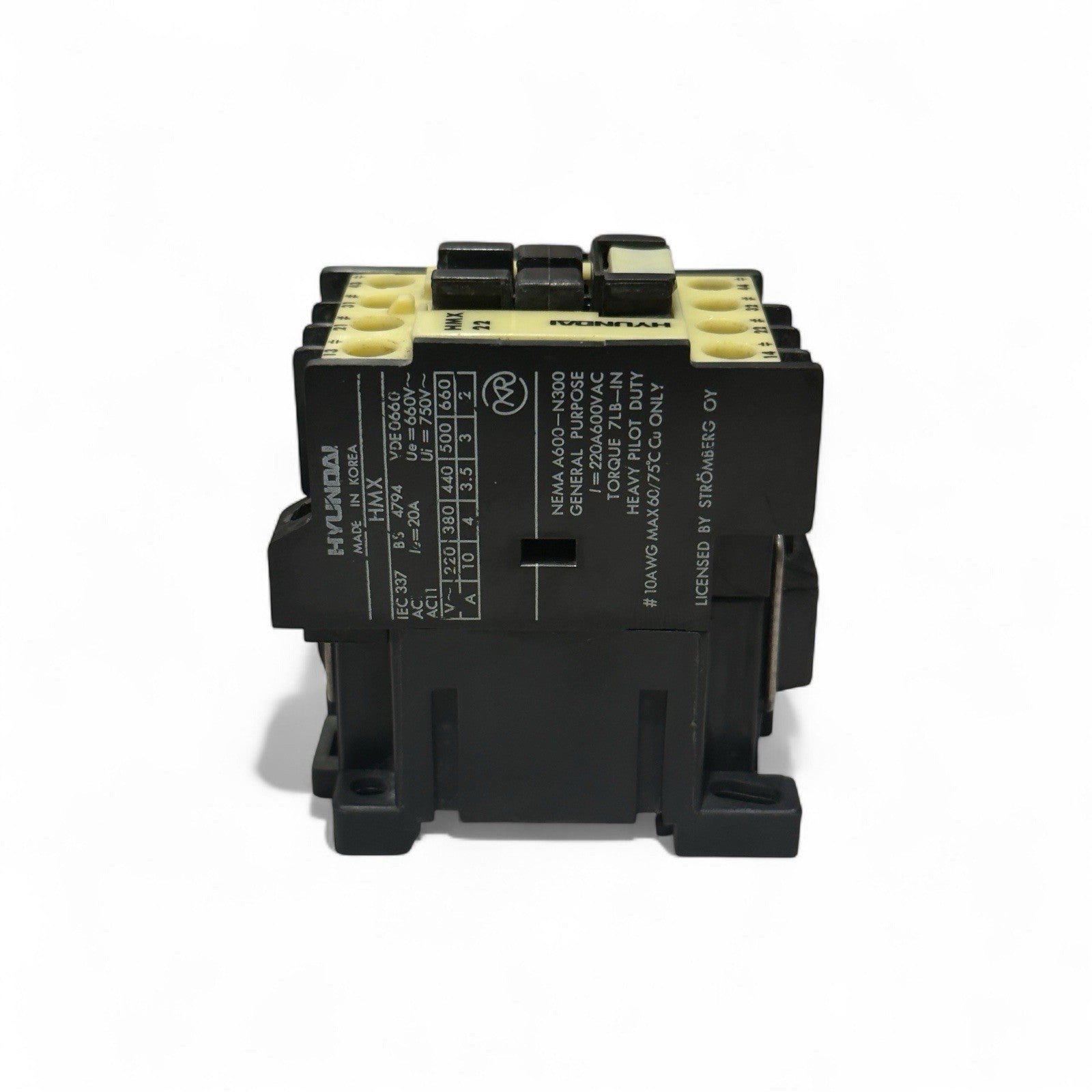 Hyundai HMX 22 Contactor - 110v Coil
