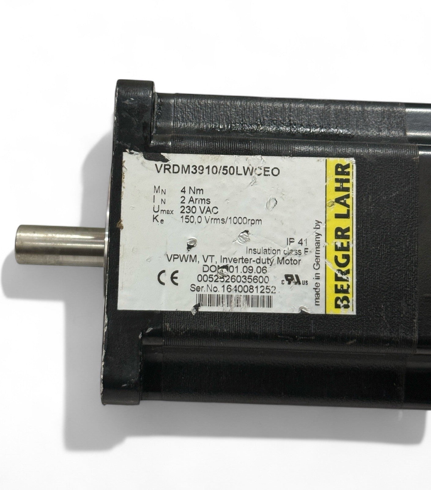 Berger Lahr VRDM3910/50LWCEO Inverter Duty Motor