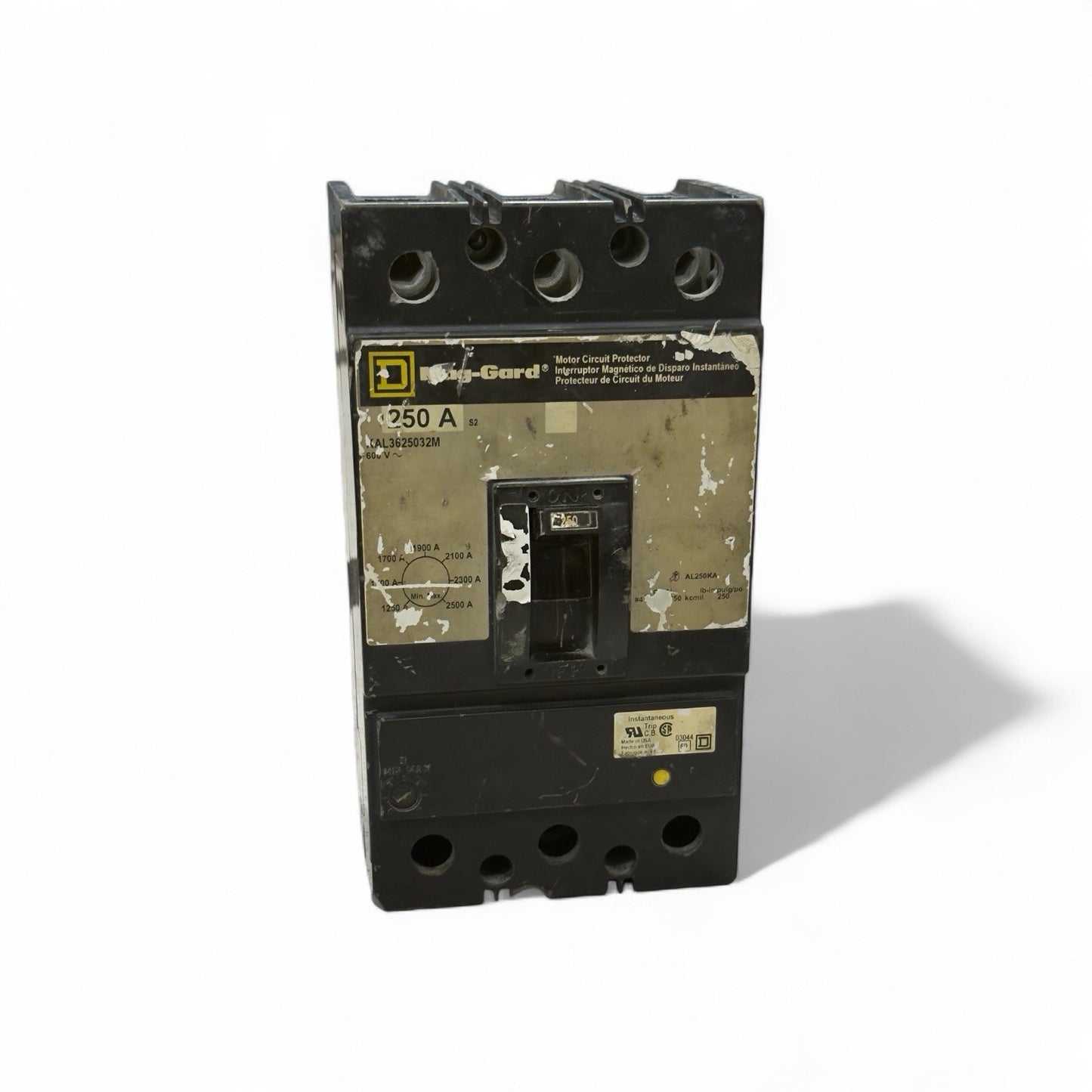 Square D 250a Circuit Breaker KAL3625032M - Week Condition