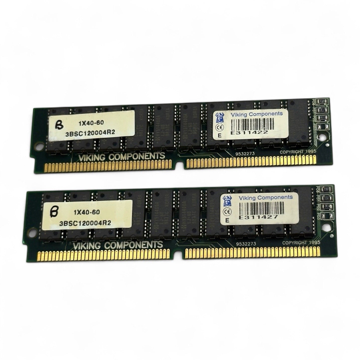 Viking Components DIMM Memory Modules Vintage 1X40-60