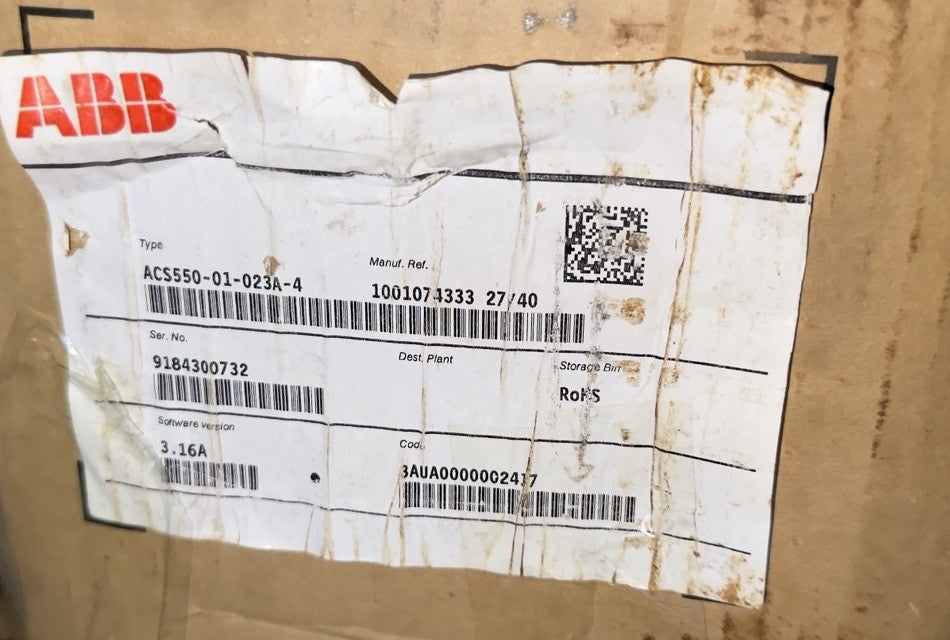 Abb ACS550-01-023A-4 Variable Frequency Drive (VFD)